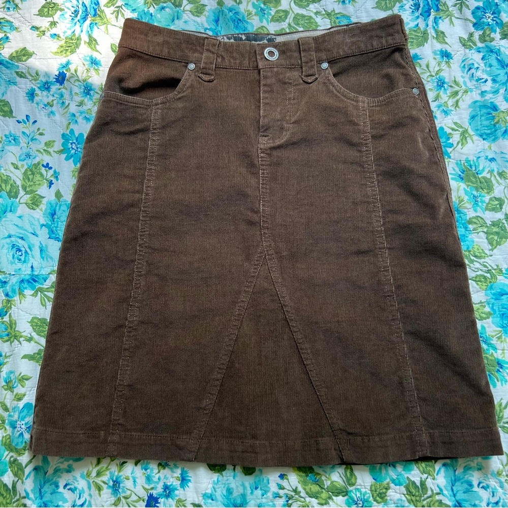 The North Face Women’s A-Line Brown Corduroy Skirt